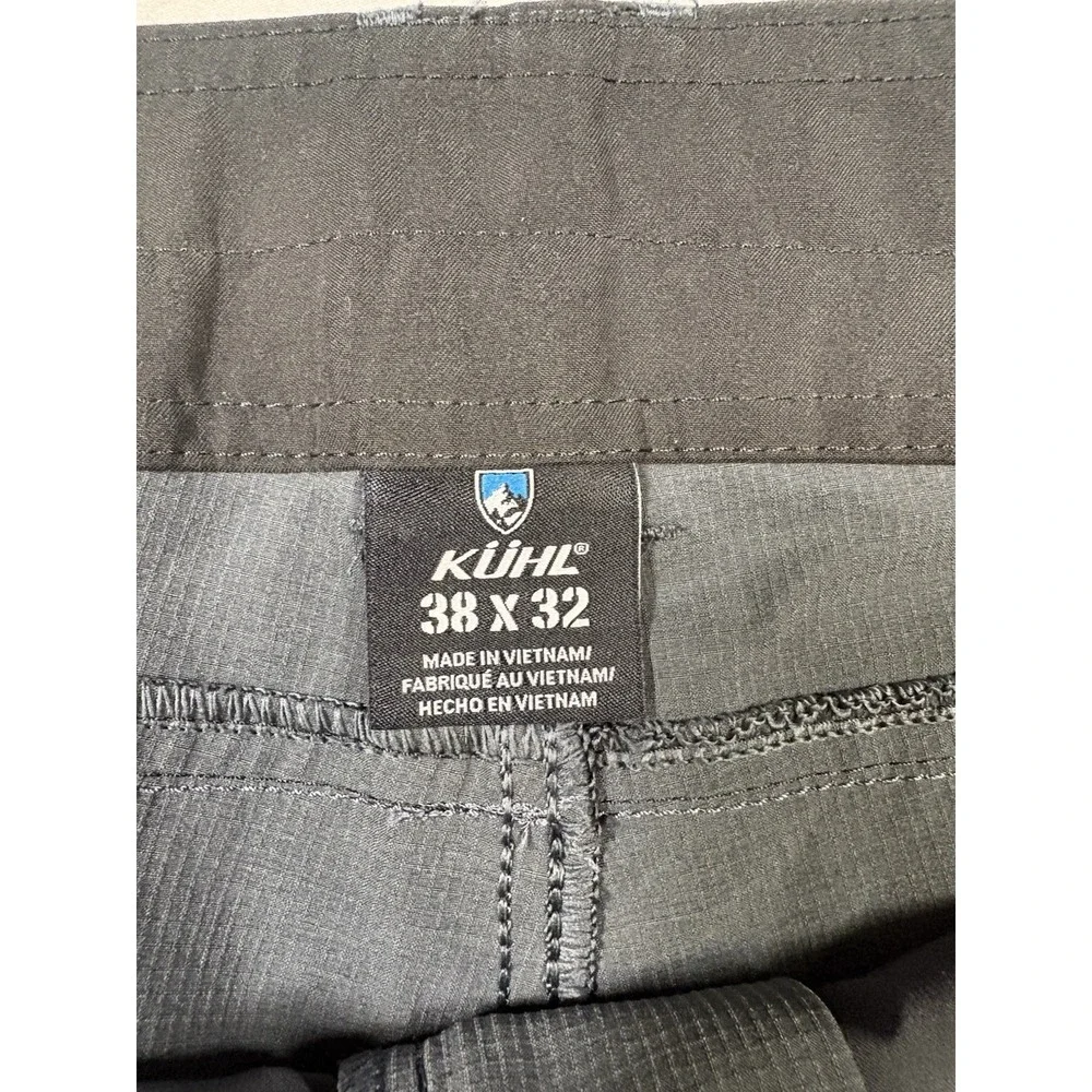 KUHL Silencr Pants Mens 38x32 Gray Ripstop Stretch Hiking Outdoor Trousers
